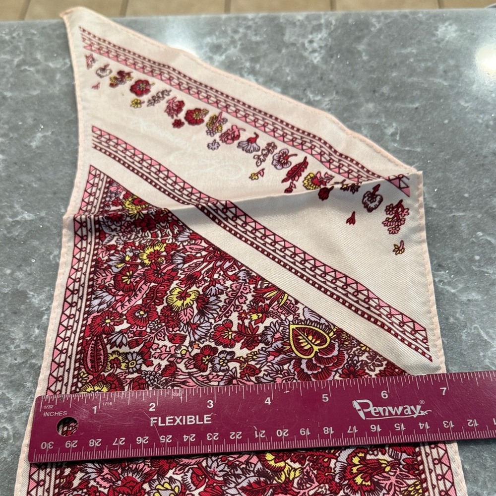 Floral Patterned Scarf/Headpiece